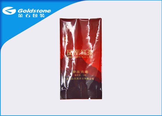 Sachet noir de sachet à thé noir de papier d&#39;aluminium d&#39;incision facile à déchirer 3 ou 6 grammes