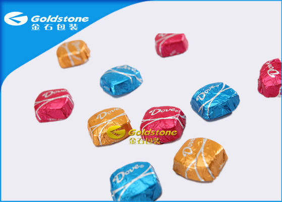 Papier d'aluminium en aluminium de papier d'emballage de chocolat de catégorie comestible pour la boule de sucrerie/chocolat
