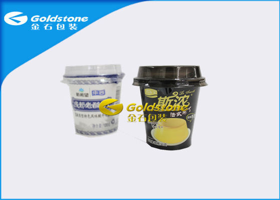 Petit papier personnalisé/tasses en plastique pour la crème glacée de yaourt//boisson